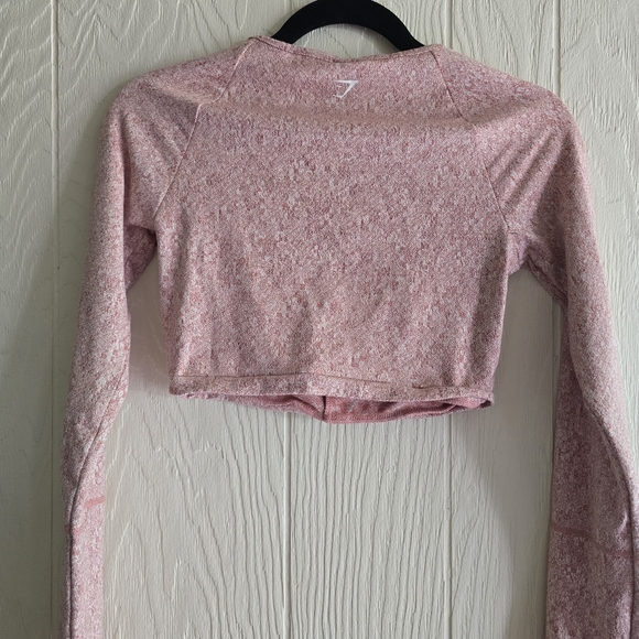 Gymshark Long Sleeve Crop Top Sz S - Picture 3 of 6